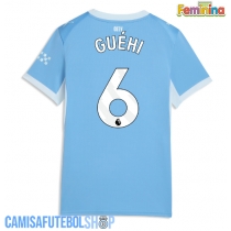 Camisa de time de futebol Manchester City Marc Guehi #6 Replicas 1º Equipamento Feminina 2026-27 Manga Curta